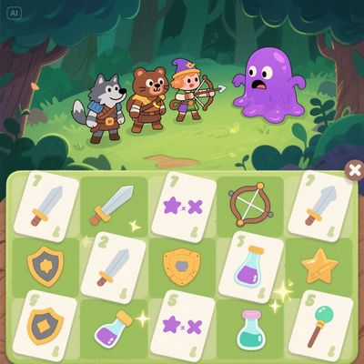 Matching Card Heroes