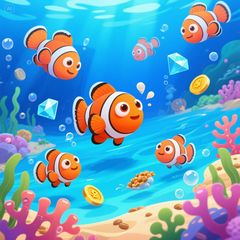 Clownfish Clicker Frenzy - Tap and Grow Your Fish Tank